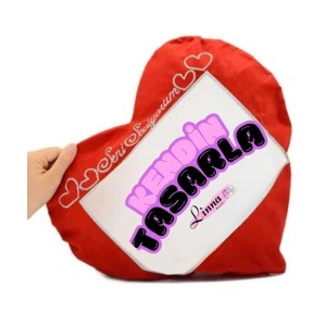 Kişiye özel baskılı yastık kılıfı